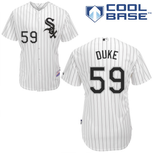 Zach Duke #59 MLB Jersey-Chicago White Sox Men's Authentic Home White Cool Base Baseball Jersey